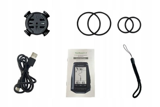 KOMPUTER ROWEROWY NAWIGACJA GPS+ LICZNIK PRĘDKOŚCI + PULSOMETR ZESTAW ROWER