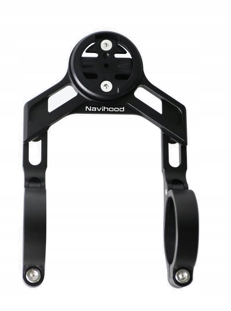 DOUBLE ALUMINUM BICYCLE MOUNT FOR CAMERA COMPUTER ON HANDLEBARS