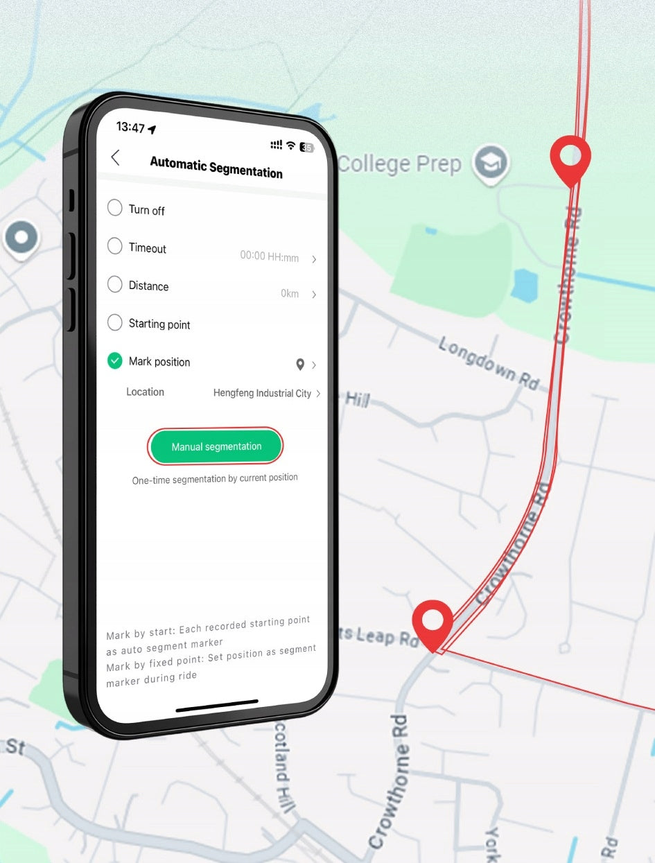 NAVIHOOD L4 BIKE COMPUTER GPS BT APP
