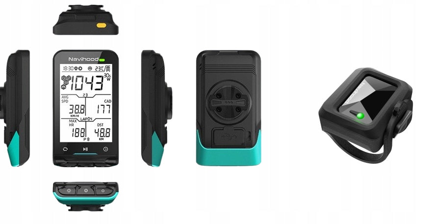 NAVIHOOD L3 GPS BIKE COMPUTER + A1 SPEED SENSORS