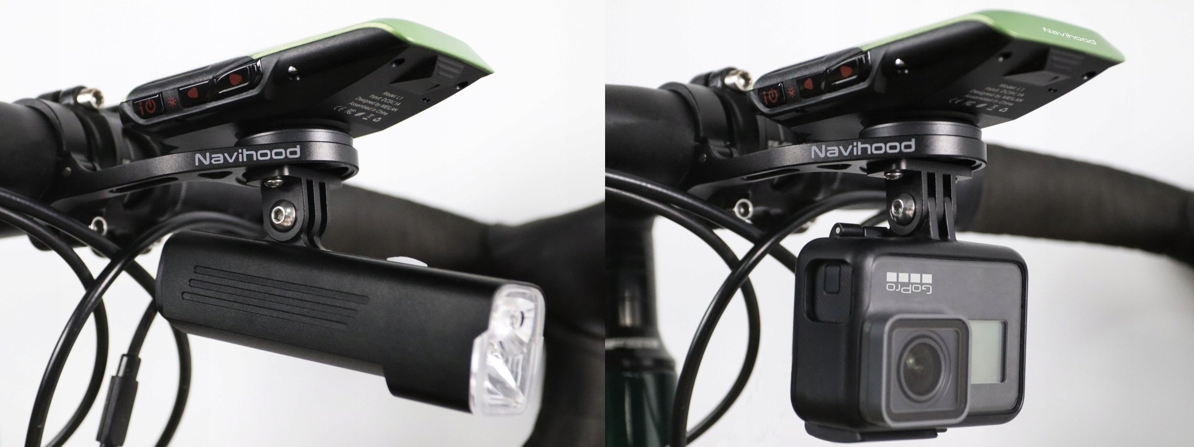 UNIVERSAL BICYCLE HANDLEBAR MOUNT FOR CAMERA AND CYCLING COMPUTER Navihood C4