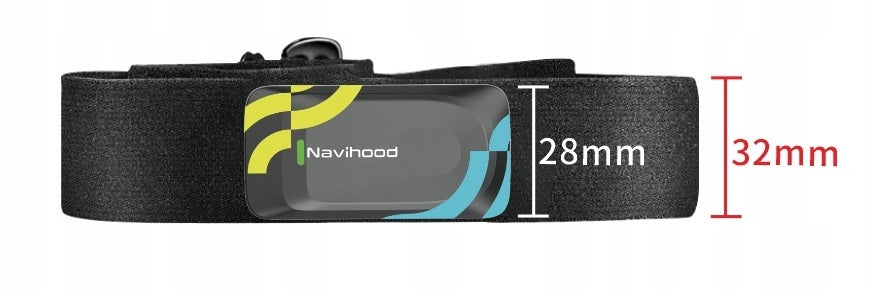 HEART RATE MONITOR WITH CHEST STRAP NAVIHOOD A3 FOR CYCLING