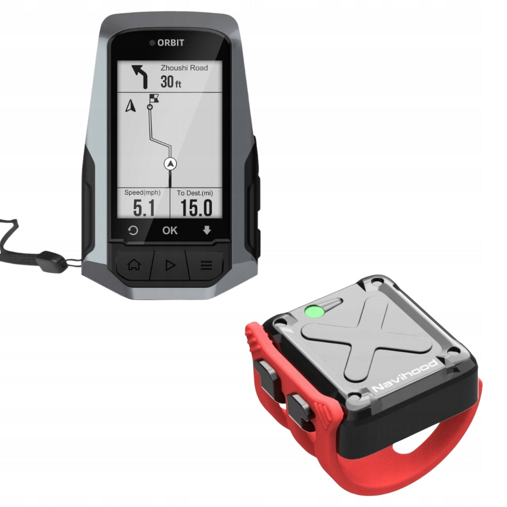 BICYCLE COMPUTER CYCLING GPS NAVIGATION + CRANK CADENCE SENSOR