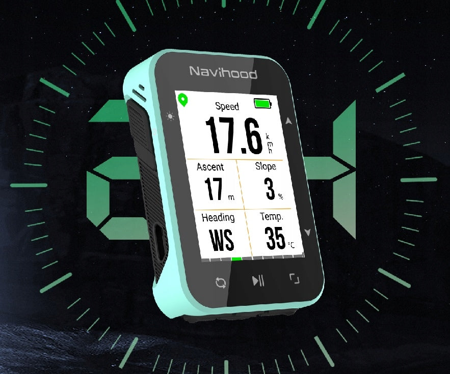 NAVIHOOD L2 CYCLING COMPUTER GPS NAVIGATION BT APP