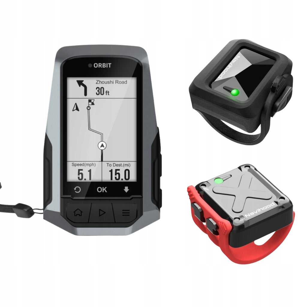 CYCLING COMPUTER BIKE GPS NAVIGATION + BIKE CADENCE SENSOR SET