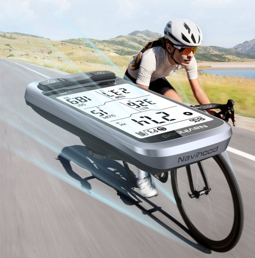 NAVIHOOD L4 BIKE COMPUTER GPS BT APP