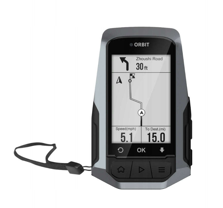 CYCLING COMPUTER BIKE COMPUTER GPS NAVIGATION + HEART RATE MONITOR WITH ARM BAND