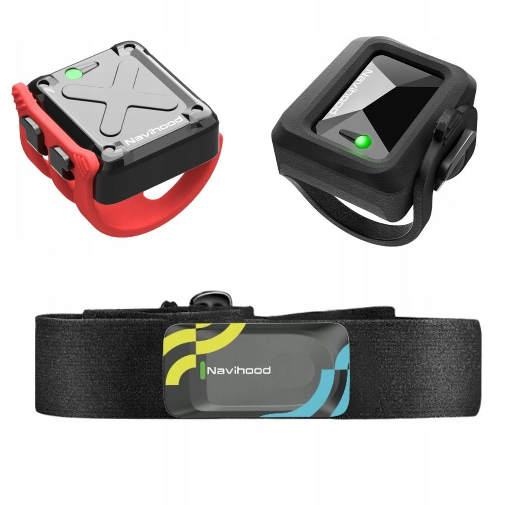 HEART RATE MONITOR WITH BAND + SPEED CADENCE SENSORS BIKE SET