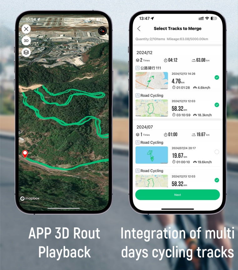 NAVIHOOD L4 BIKE COMPUTER GPS BT APP