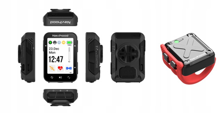 NAVIHOOD GPS KOMPUTER ROWEROWY L2 + CZUJNIKI KADENCJI A2