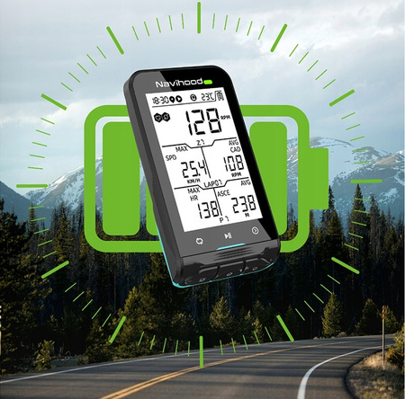 LICZNIK KOMPUTER ROWEROWY GPS BT aplikacja MEILAN Navihood L3